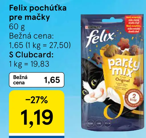 Felix Pochúťka pre mačky Party mix