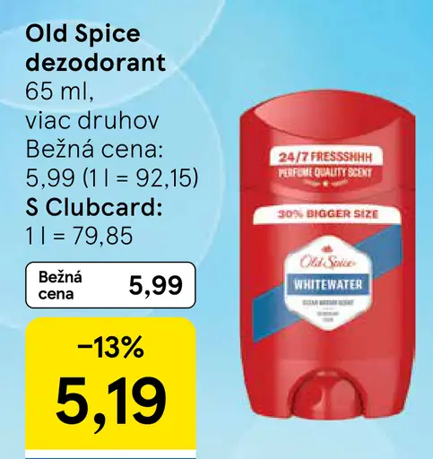 Old Spice dezodorant tuhý