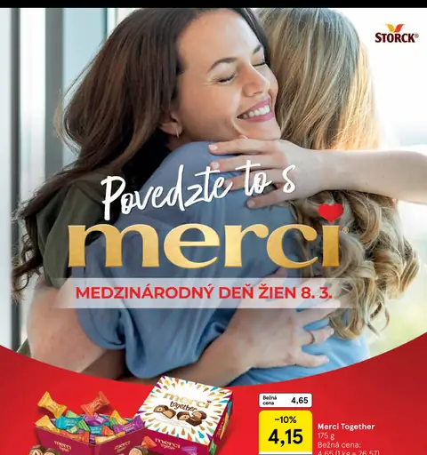 Merci Together čokoládové bonbóny