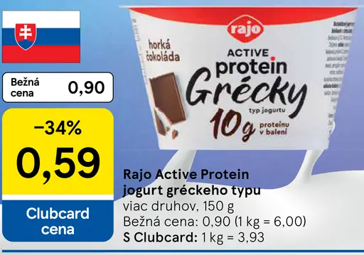 Rajo Active Protein Grécky jogurt
