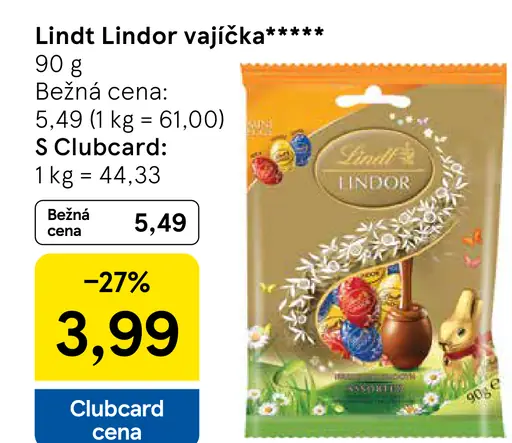 Lindt Lindor vajíčka