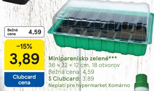 Miniparenisko zelené