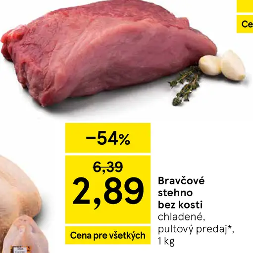 Bravčové karé bez kosti chladené