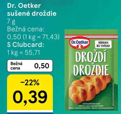 Dr. Oetker sušené droždie