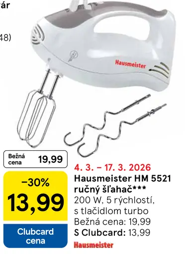 Hausmeister HM 5521 ručný šľahač