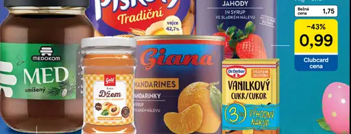 Giana mandarínky v sladkom náleve