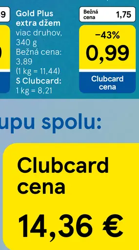 Gold Plus extra džem viac druhov