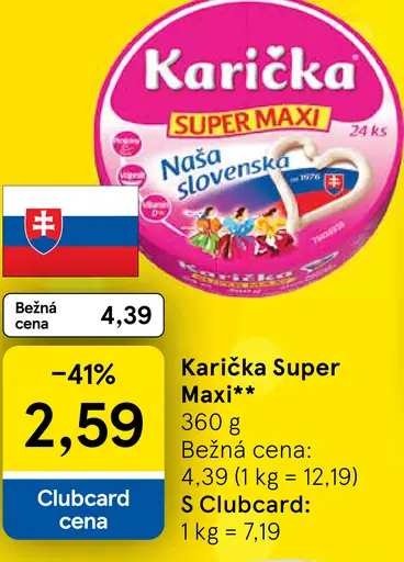 Karička Super Maxi Nasa slovenská