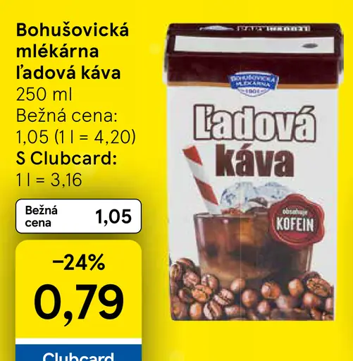 Bohušovická mlékárna ľadová káva