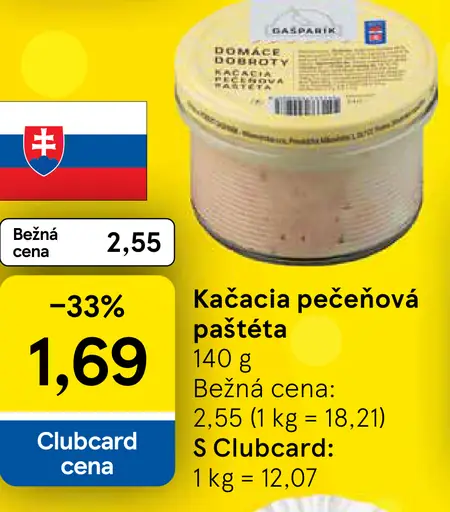 Kačacia pečeňová paštéta