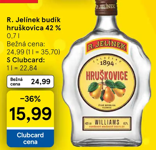 R. Jelínek budík hruškovica 42 %