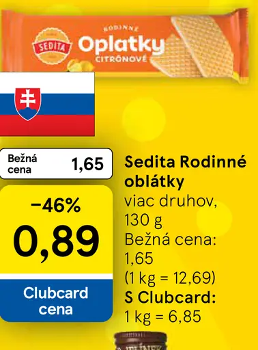 Sedita Rodinné Citrónové