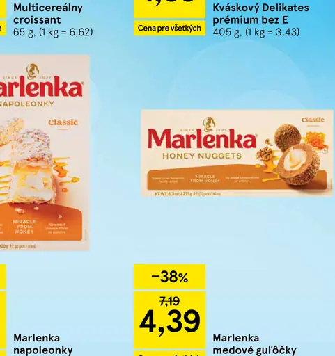 Marlenka medové guľôčky Classic