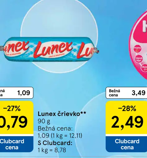 Lunex črievko nátierkový syr