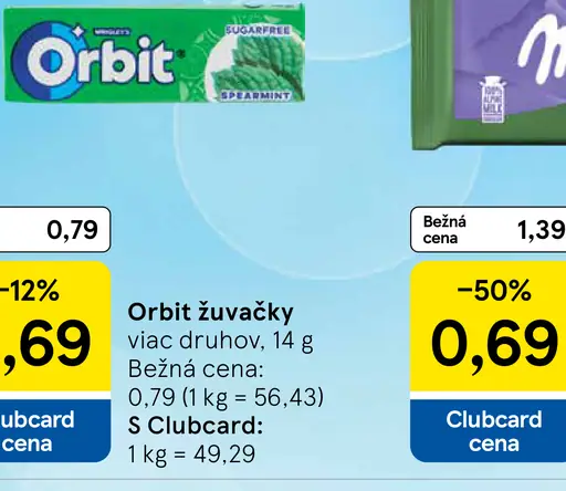 Orbit žuvačky
