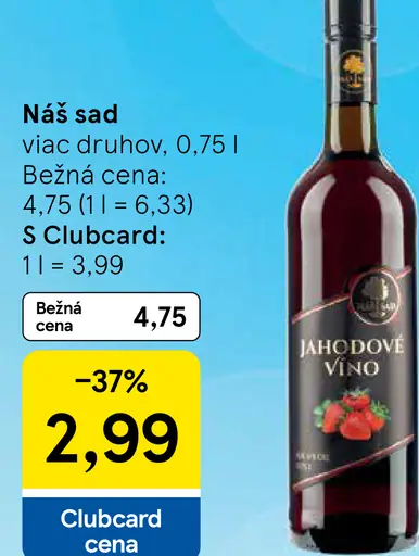 Náš sad ovocné víno viac druhov