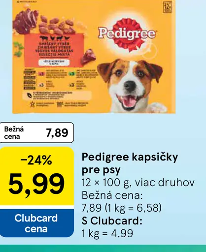 Pedigree kapsičky pre psy