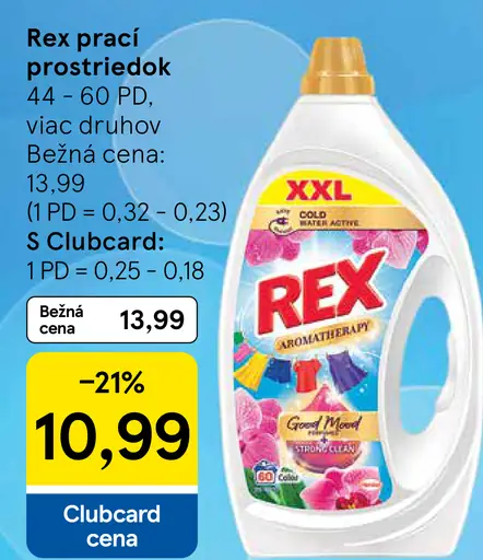 Rex prací prostriedok