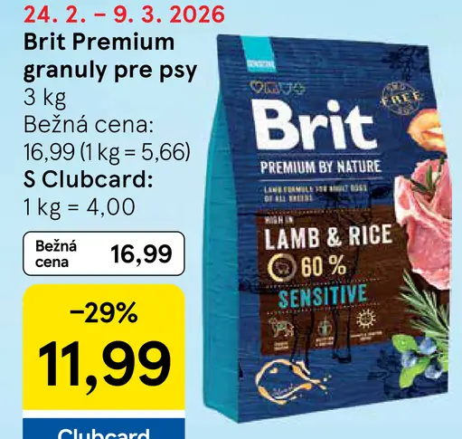 Brit Premium granuly pre psy