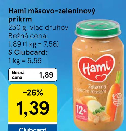 Hami mäsovo-zeleninový príkrm