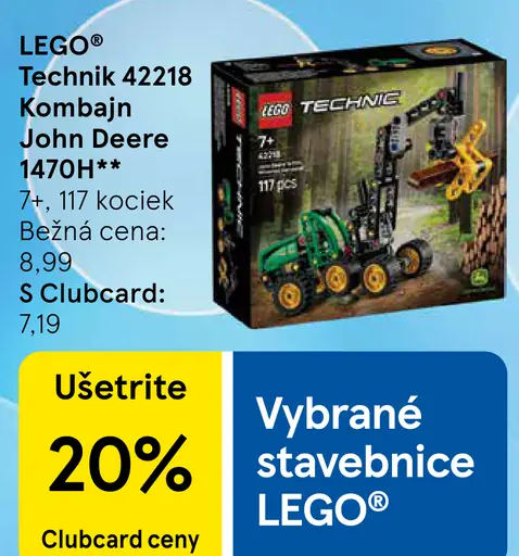 LEGO Technic 42118 Kombajn John Deere 1470H
