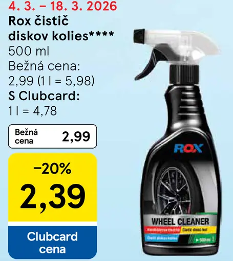 Rox čistič diskov kolies