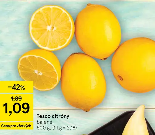Tesco citróny