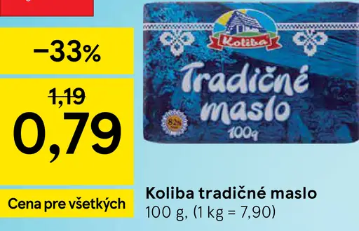 Koliba Tradičné maslo