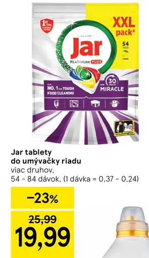 Jar Tablety do umývačky