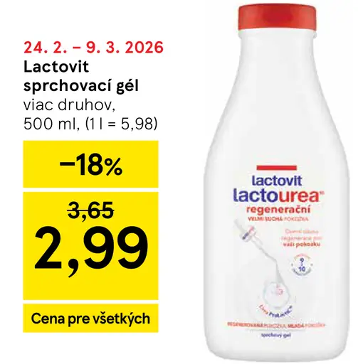 Lactovit Sprchovací gél