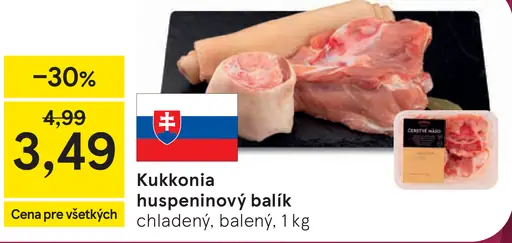Kukkonia huspeninový balík chladený, balený