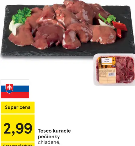 Tesco kuracie pečienky chladené, balené