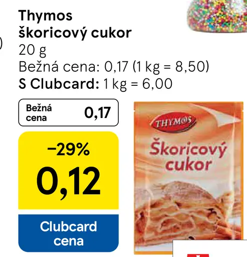 Thymos Škoricový cukor
