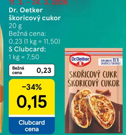 Dr. Oetker Škoricový cukor