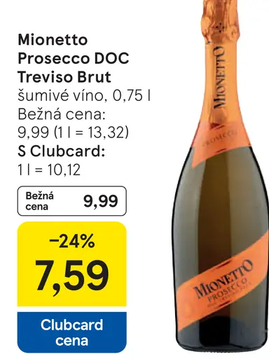 Mionetto Prosecco DOC Treviso brut šumivé víno