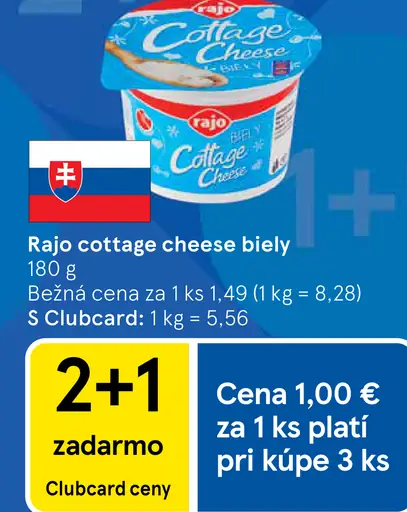 Rajo Cottage Cheese biely