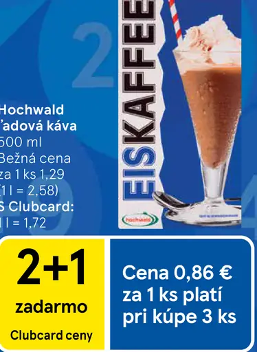 Hochwald ľadová káva