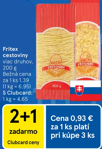 Fritex cestoviny