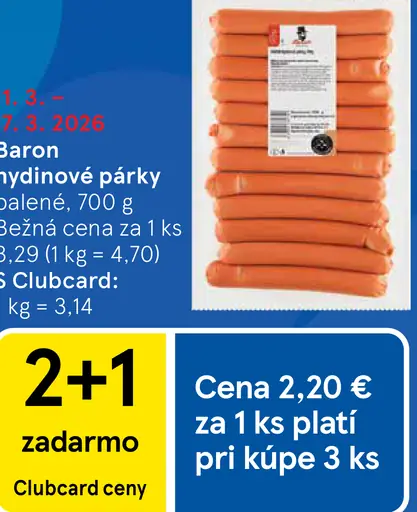 Baron hydinové párky