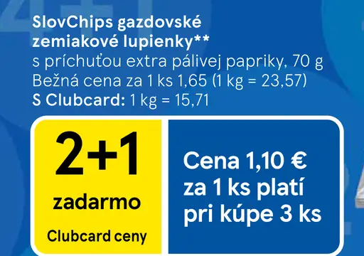 Slovchips gazdovské zemiakové lupienky s príchuťou extra pálivej papriky