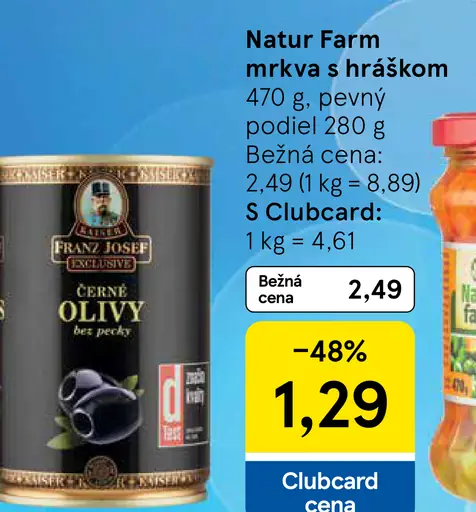 Natur Farm mrkva s hráškom sterilizovaná zelenina