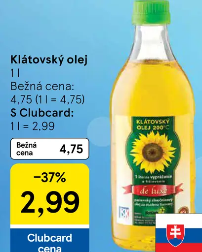 Klátovský olej slnečnicový olej