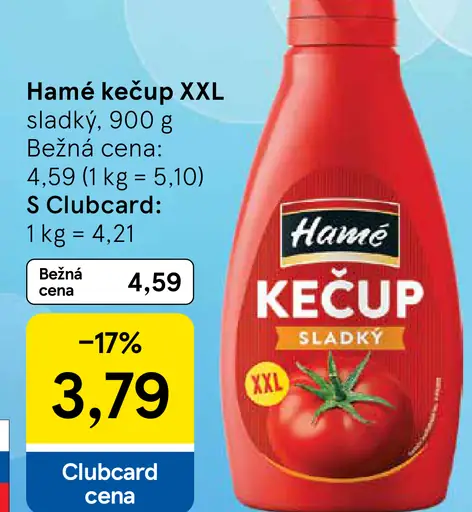 Hamé kečup sladký XXL