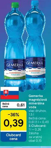 Gemerka magnéziová minerálna voda