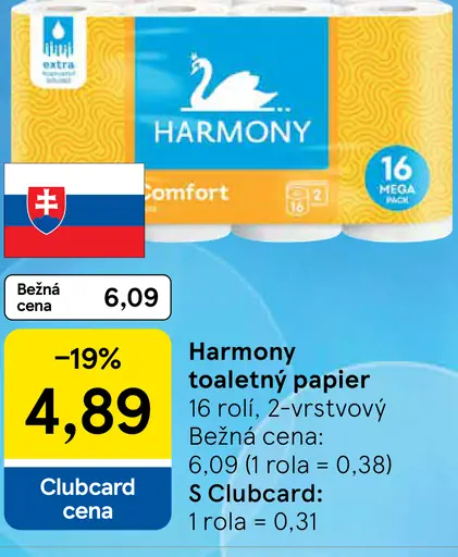 Harmony Toaletný papier