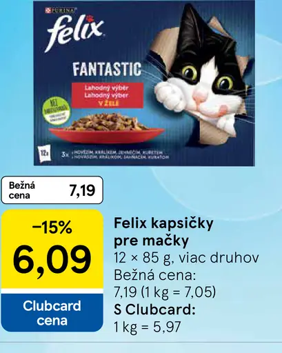 Felix kapsičky pre mačky