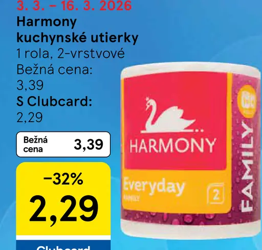 Harmony kuchynské utierky