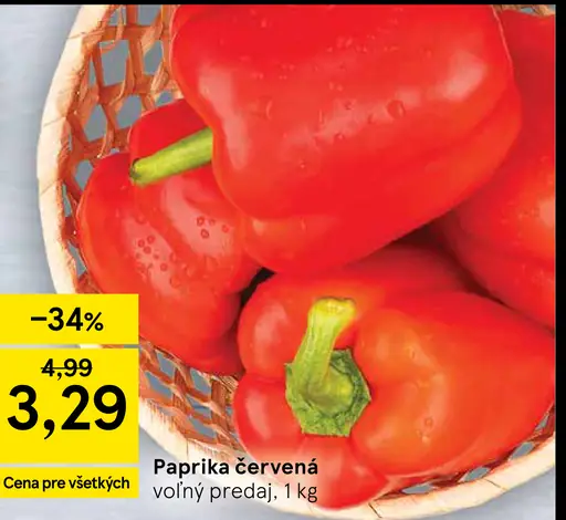 Paprika červená