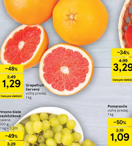 Grapefruit červený