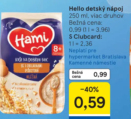 Hello detský nápoj pomaranč